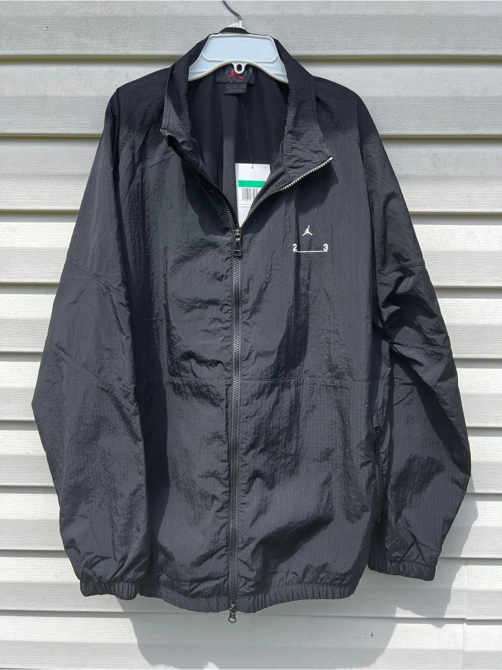 NEW Air Jordan size XL Mens Engineered Windbreaker Black Jacket